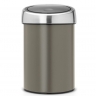 Мусорный бак Brabantia Touch Bin (3л), Платиновый Brabantia