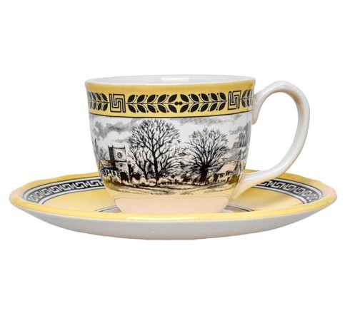 Чашка д/эспрессо, 90 мл. с блюдцем, HALCYON Grace by Tudor