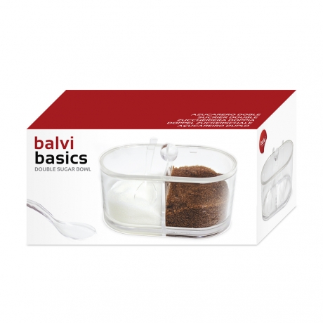 Сахарница с ложкой Basics двойная Balvi