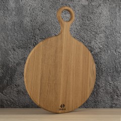 Доска разделочная дубовая, 45х33х1.7 см. Uneca