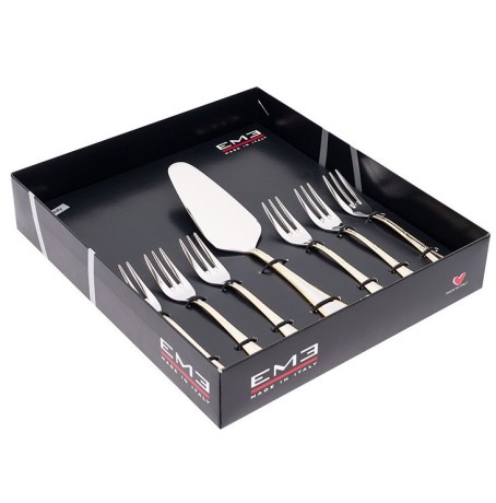 Набор для торта LUIGI XVI GOLD DECOR, 7 шт. EME