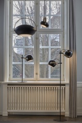 Светильник подвесной D.C, O26, черный/дуб, Halo Design