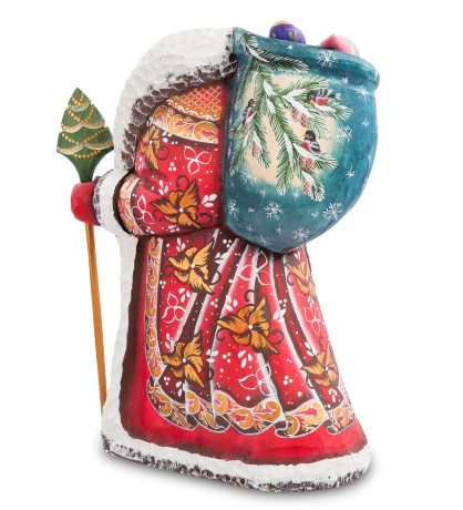 РД- 50 Фигурка Дед Мороз с подарками (Резной) 24см