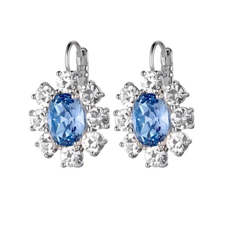 Серьги VALENTINA SS LIGHT BLUE / CRYSTAL Dyrberg Kern