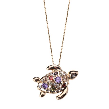 Колье-брошь Черепаха Fiore Luna