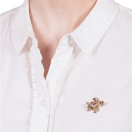 Колье-брошь Черепаха Fiore Luna