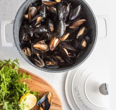 Кастрюля из литого аллюминия CREAM, 4 л. MC Kitchen Craft