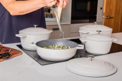 Кастрюля из литого аллюминия CREAM, 4 л. MC Kitchen Craft