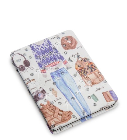 WW-101/1 Зеркало прямоугольное со стразами "Стильная штучка"