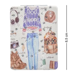 WW-101/1 Зеркало прямоугольное со стразами "Стильная штучка"