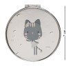 WW-124/1 Зеркало метал круглое "Милый котенок"