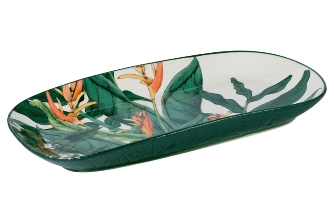 Блюдо овальное Ночной сад, 35х19 см. Maxwell & Williams