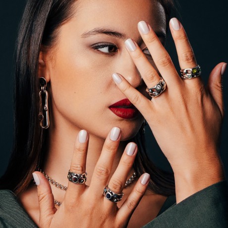 Кольцо HANAE K223500-07-9 BL/S Ciclon