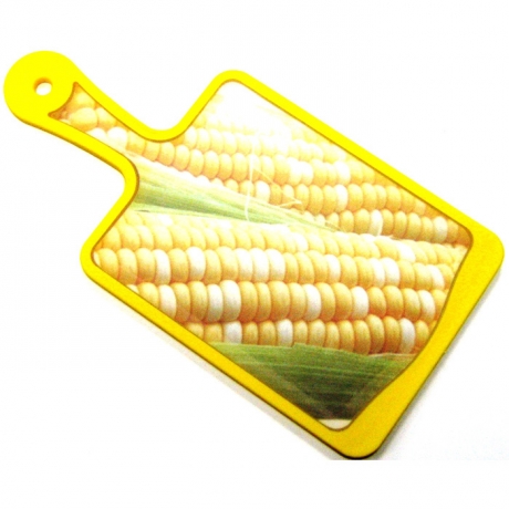 Кухонная доска FLUTTO, 35x18 см. Microban, желтый