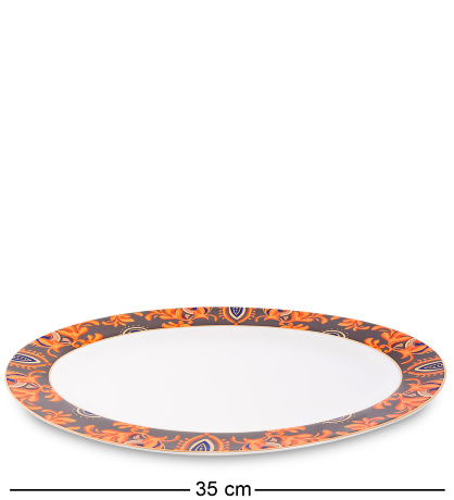 JK-219 Столовый сервиз 27 пр. на 6 перс. "Риомаджоре" (Riomaggiore Pavone)