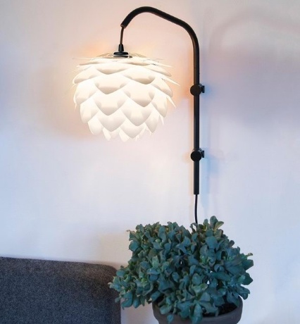 Основание для бра Мини Willow Mini wall hanger black, 29,8х50,1 см.. Umage