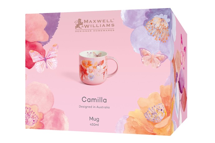 Кружка Camilla, розовая, 0,45 л. Maxwell & Williams