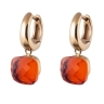 Серьги Firenze orange glow 300332 BR/RG Qudo