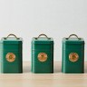 Набор банок для сыпучих продуктов Grandham, зелёные, 1,45 л. 3 шт. Maxwell & Williams