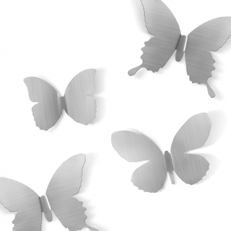 Декор для стен Mariposa 9, никель, Umbra