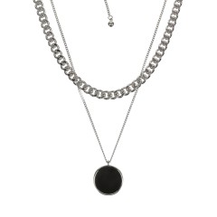 Колье Onyx B2105NM-N01.1 BW/S Fiore Luna