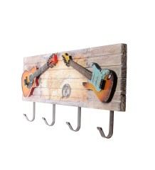 TM-18 Панно настенное с крючками "Две гитары"