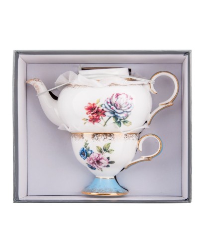JK-134 Чайный набор "Цветок Неаполя" (Fiore Napoli Pavone)