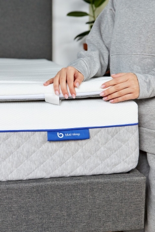 Топпер Blue Sleep Cosmic, коллекция "Блу слип Космик" 160*350*200, Полиэстер, Пенополиуретан, Белый