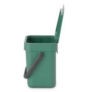 Встраиваемое мусорное ведро Sort & Go (3 л), Темно-зеленый Brabantia