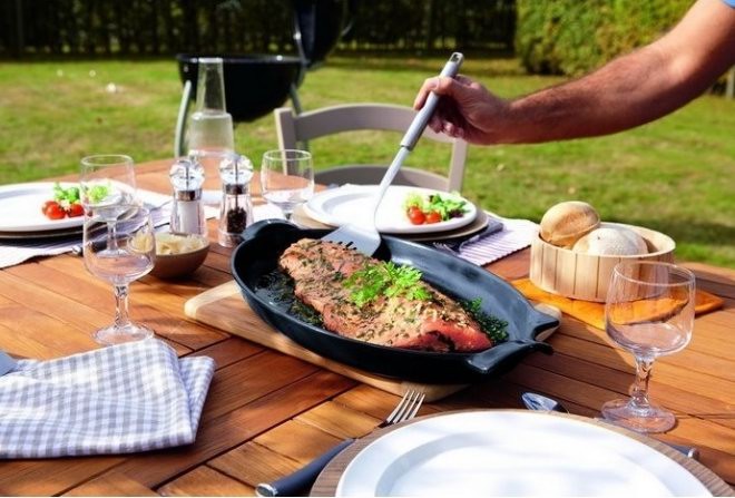 Гриль для рыбы, 50х28 см. цвет: черный Emile Henry