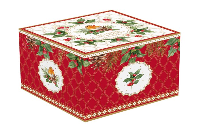 Набор чашек с блюдцами Рождественские ягоды, 0,08 л, 2 шт. Easy Life