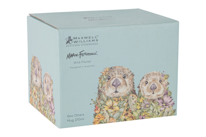 Кружка Живая планета, бобры, 0,37 л. Maxwell & Williams