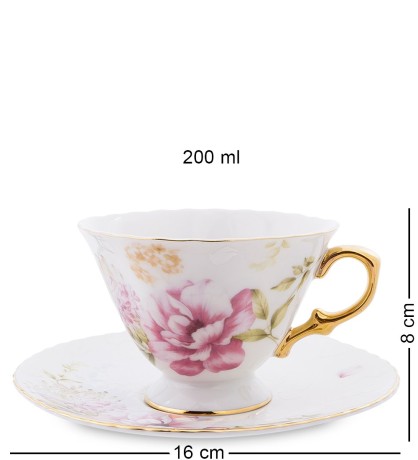 AS-55 Чайный н-р на 6 перс. "Фиор де Парадис" (Pavone)