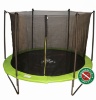 Батут DFC JUMP 12ft складной, c сеткой, цвет apple green