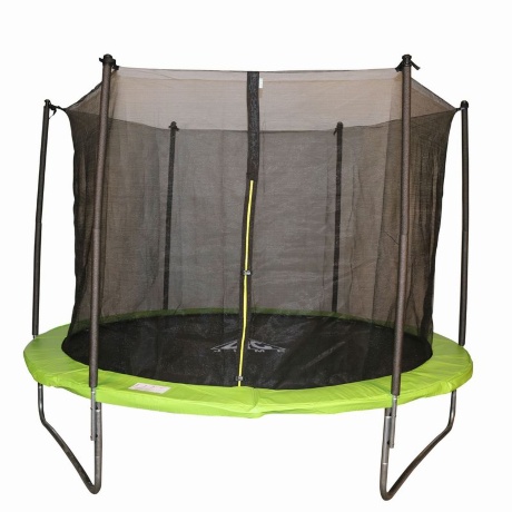 Батут DFC JUMP 12ft складной, c сеткой, цвет apple green
