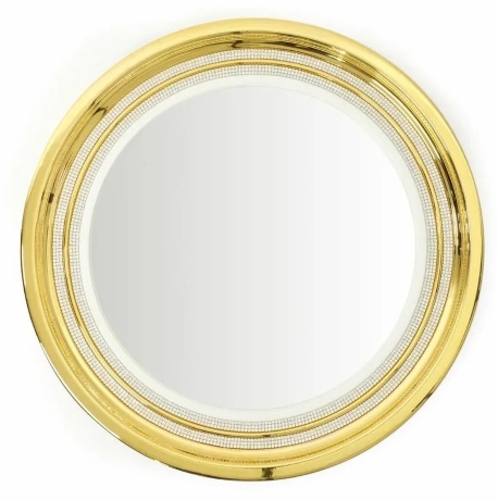 Зеркало круглое, 69 см. DUBAI, керамика, swarovski