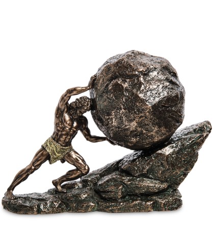 WS-1146 Статуэтка "Сизиф с валуном"