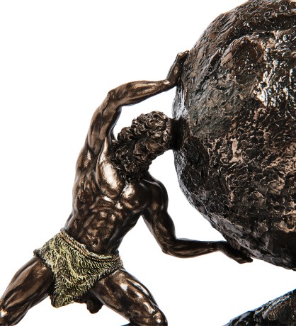 WS-1146 Статуэтка "Сизиф с валуном"