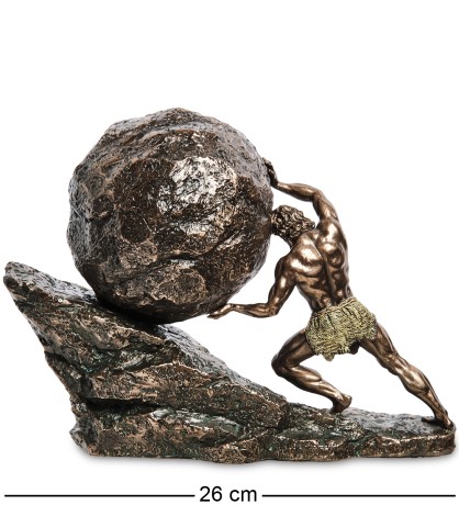 WS-1146 Статуэтка "Сизиф с валуном"
