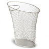 Контейнер мусорный Skinny серебристая сетка, Umbra
