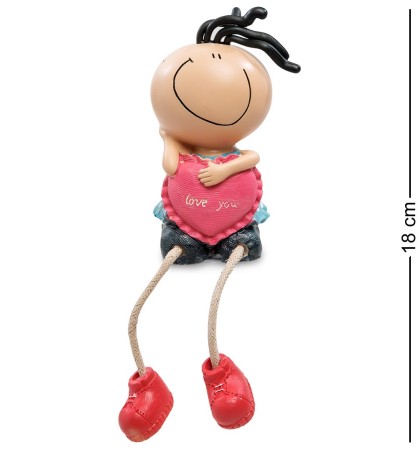 MN-122 Комплект фигурок 2 шт. "Парочка с сердечком и книгой"