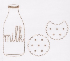 Комплект постельного белья &quot;YUMMY&quot;, 100x140+40х60+130х75х25см. белый/бежевый, Bovi