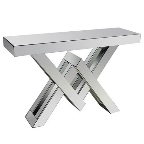 Консоль зеркальная с фигурной ножкой Vittory