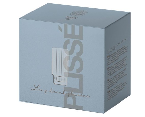 Набор: 2 стакана для воды Modern Classic, 0,46 л, прозрачный, 2 шт. Pozzi Milano 1876