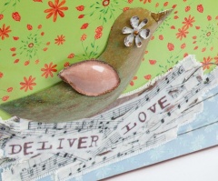 Декоративная подставка для журналов и газет Deliver Love, 36х40х26 см.