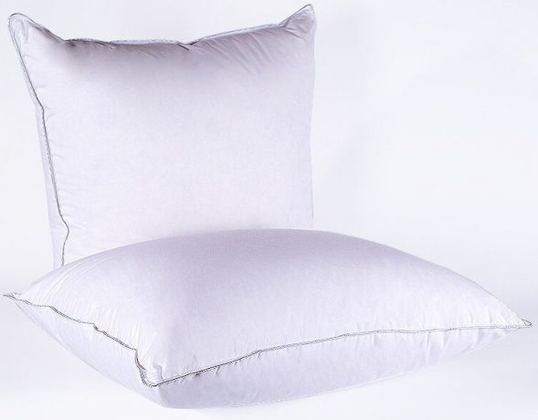 Подушка средняя из гусиного пуха "Серебряная мечта", 68х68 см. Natures