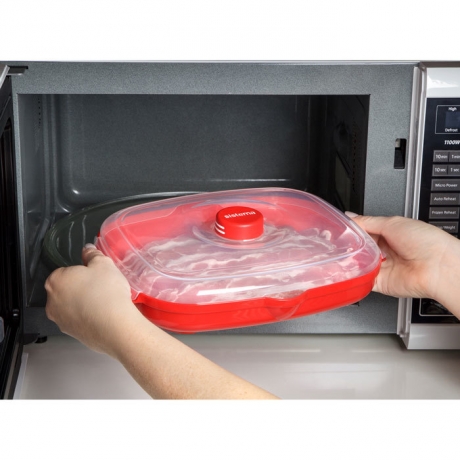 Контейнер для приготовления бекона Microwave, 950 мл. Sistema