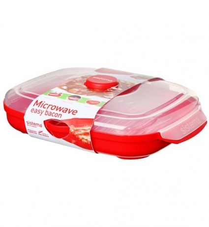 Контейнер для приготовления бекона Microwave, 950 мл. Sistema