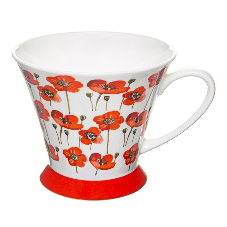 Кружка Красные маки, 355 мл. Rose of England