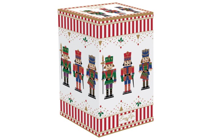 Подсвечник (домик) Щелкунчик, 6,5х6,5х14,5 см. Easy Life